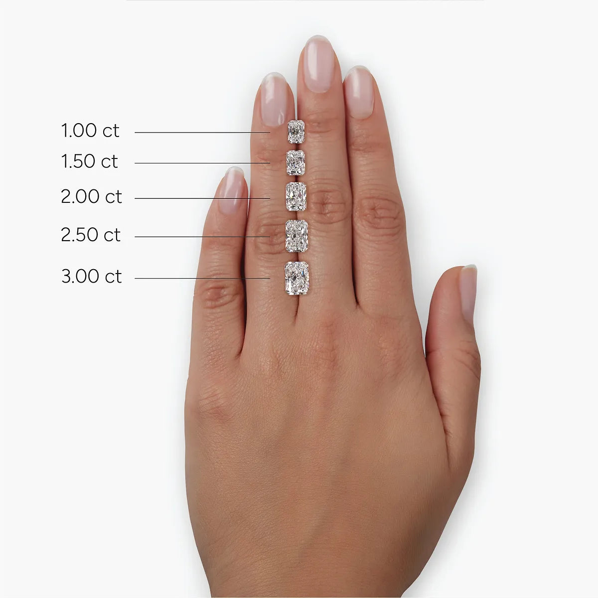 2ct 8X Certified Lab Grown Diamond Solitaire Engagement Ring