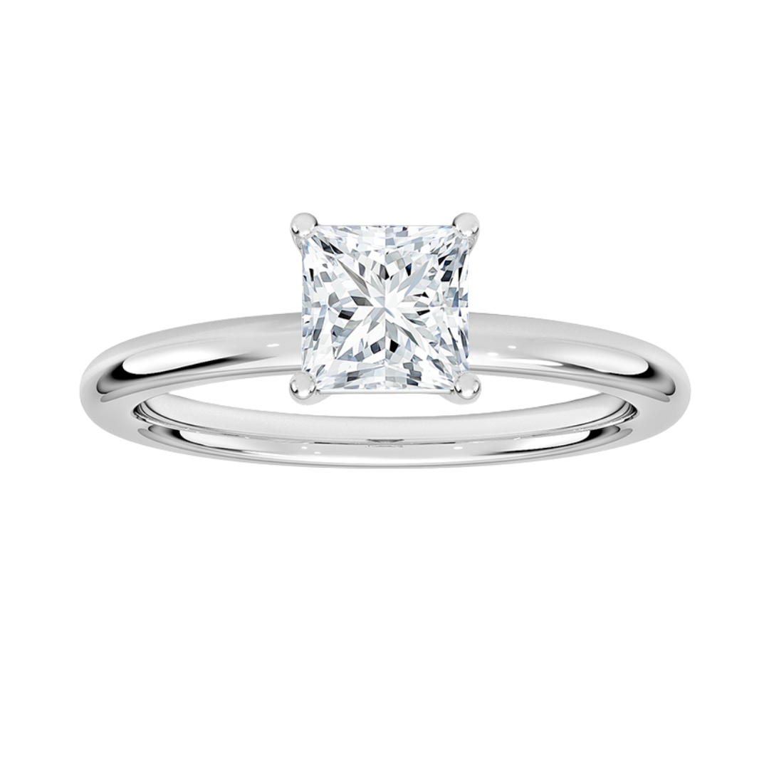 3/4ct Certified Diamond Solitaire Engagement Ring