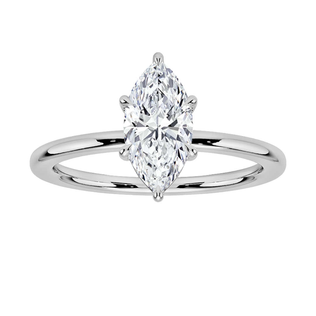 1ct Certified Diamond Solitaire Engagement Ring