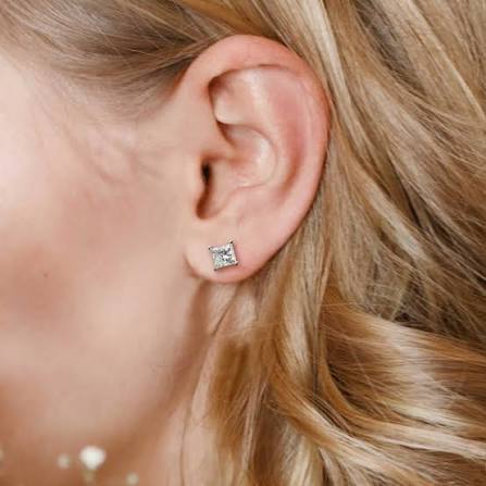 1-1/2ctw Lab Grown Diamond Stud Earrings