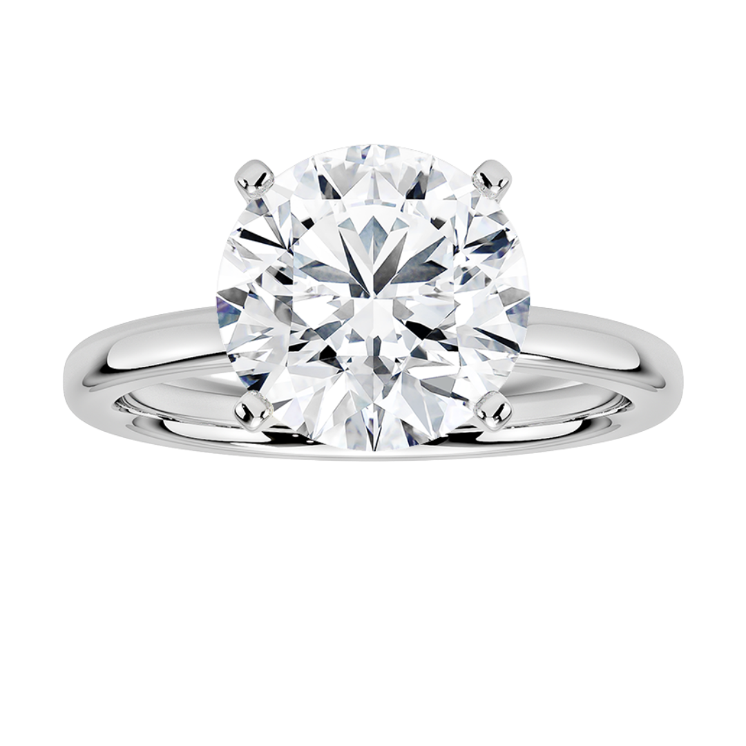 3ct Certified Lab Grown Diamond Solitaire Engagement Ring