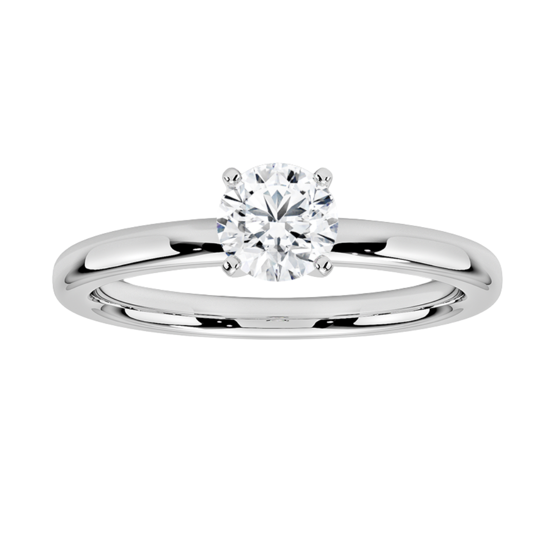 1/2ct Certified Lab Grown Diamond Solitaire Engagement Ring