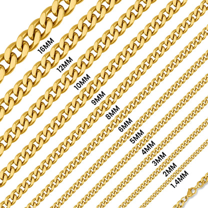 24" 7.2mm Cuban Chain Necklace