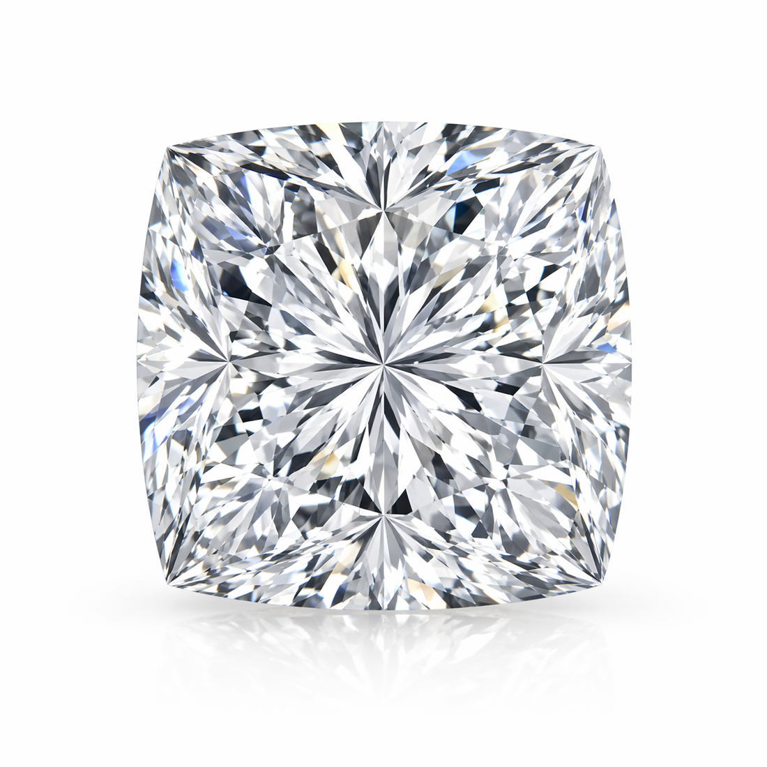 100 Facets 3.38ctw Certified Lab Grown Diamond Engagement Ring