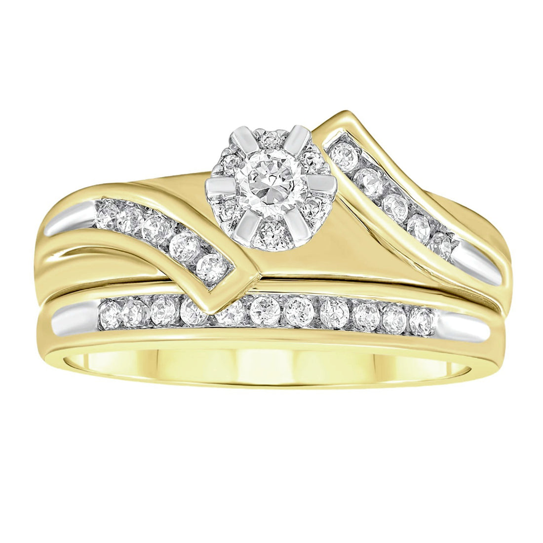 1/3ctw Diamond Bridal Set