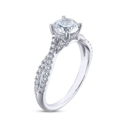 1ctw Certified Lab Grown Diamond Engagement Ring