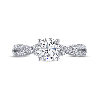 1ctw Certified Lab Grown Diamond Engagement Ring
