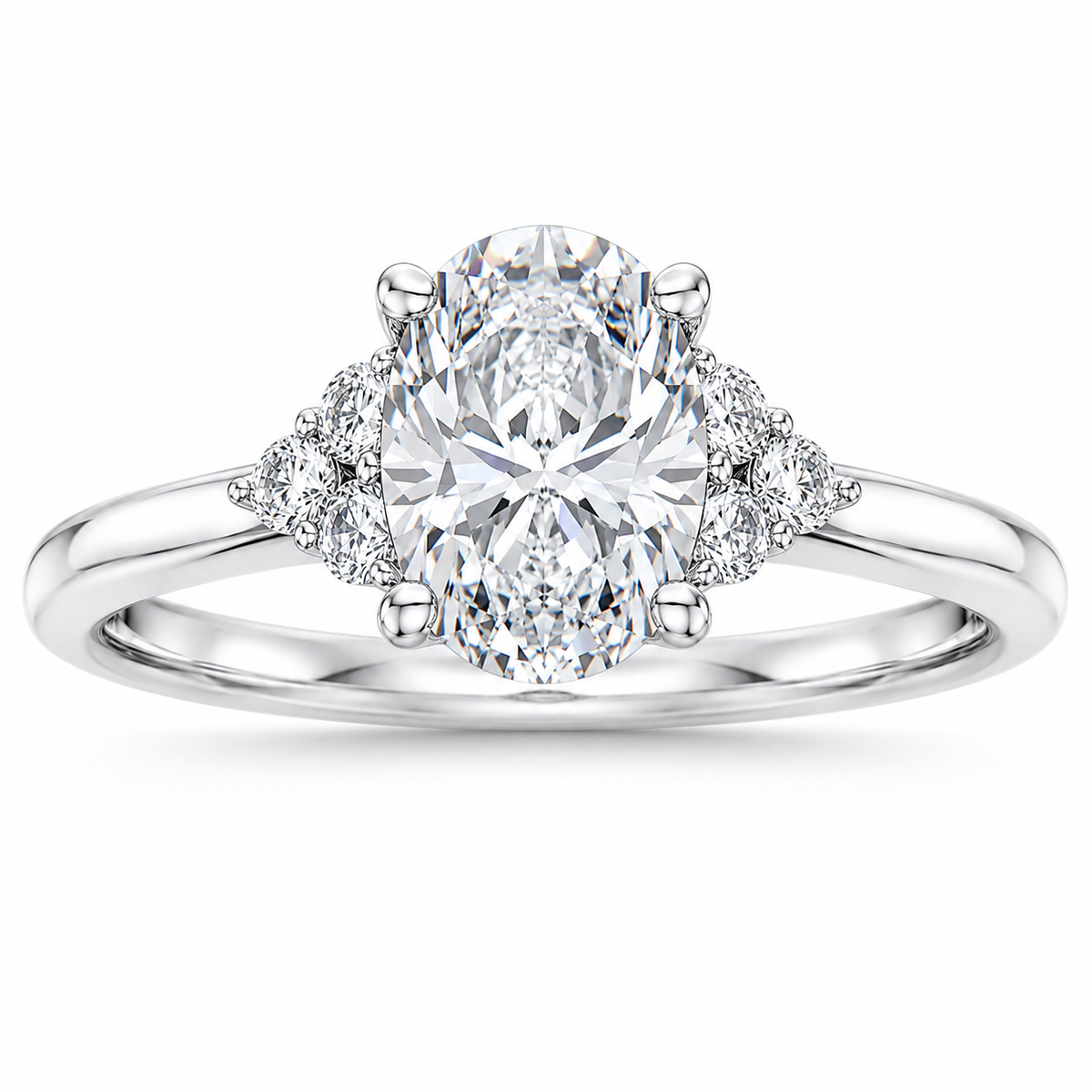 1.40ctw Certified Lab Grown Diamond Engagement Ring