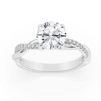 2.15ctw Certified Lab Grown Diamond Engagement Ring