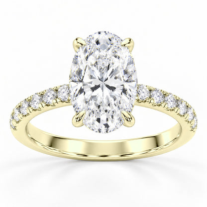 2.50ctw Certified Lab Grown Diamond Prong Engagement Ring
