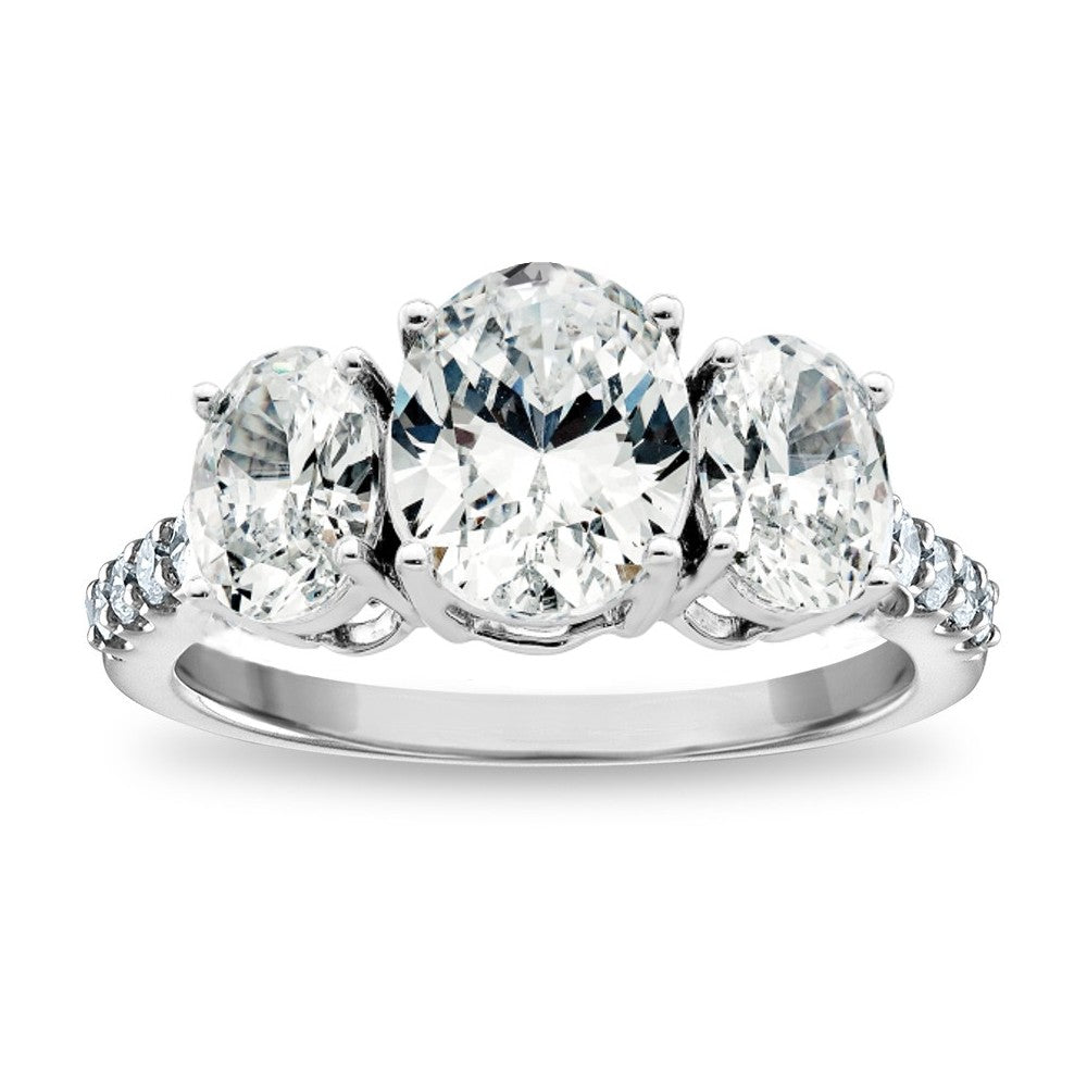 3ctw Lab Grown Diamond Engagement Ring