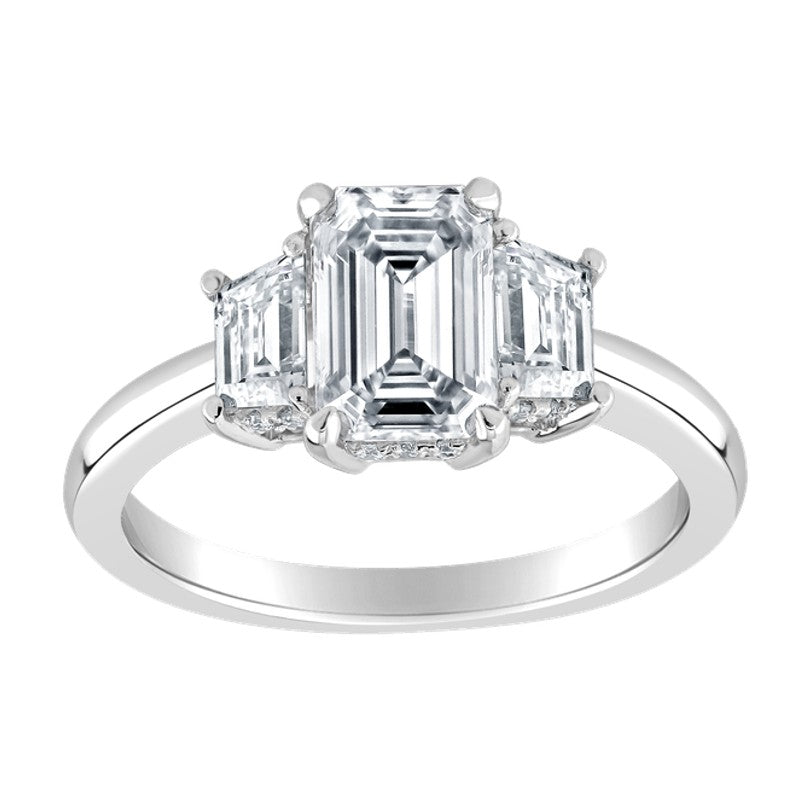 2-1/4ctw Certified Lab Grown Diamond Hidden Halo Engagement Ring