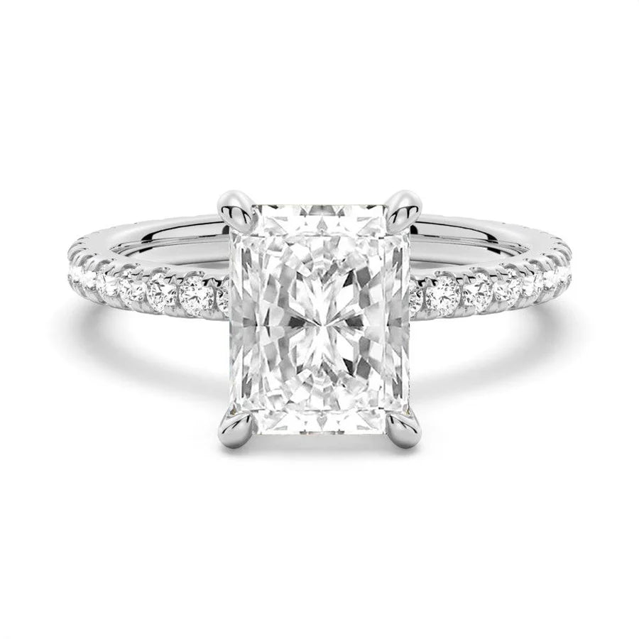2-3/8ctw Certified Lab Grown Diamond Hidden Halo Engagement Ring