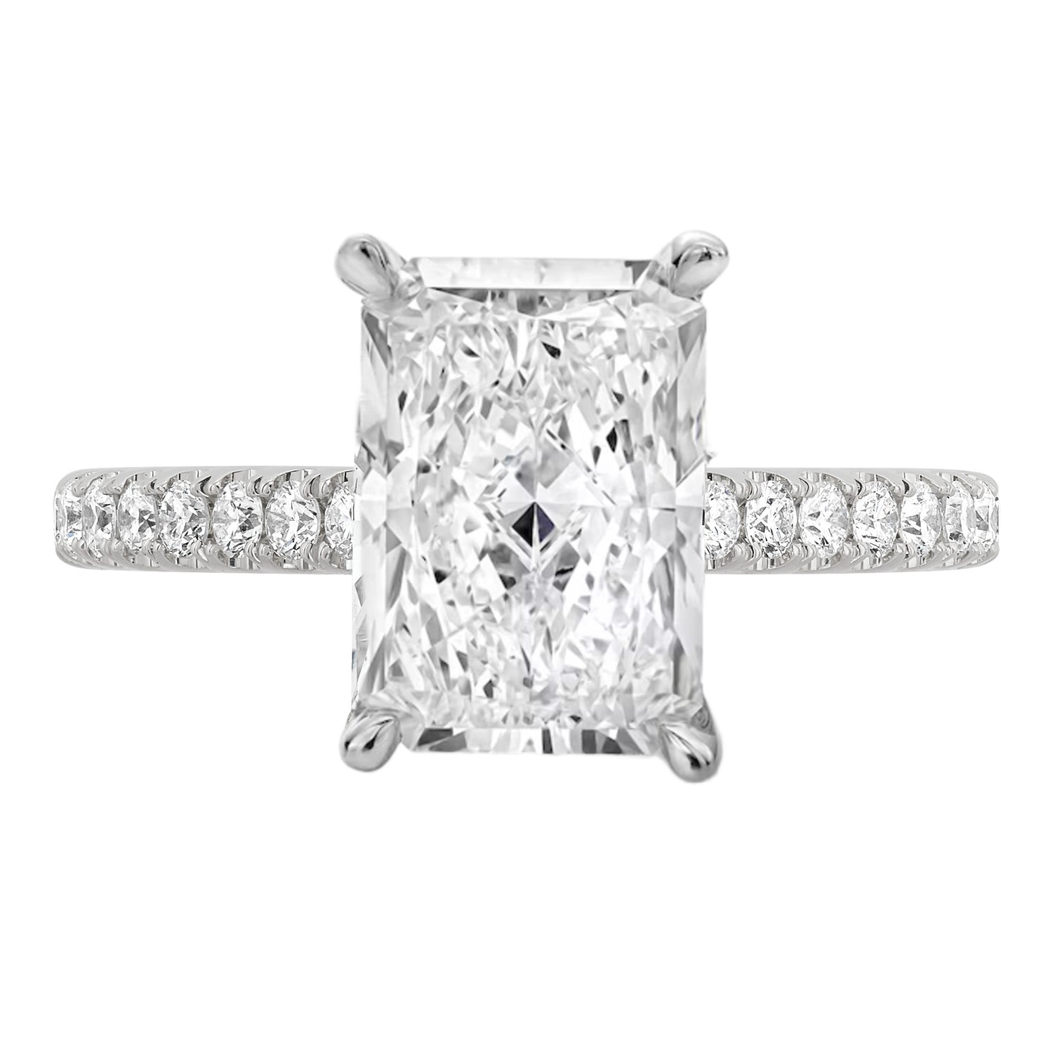 2-3/8ctw Certified Lab Grown Diamond Hidden Halo Engagement Ring