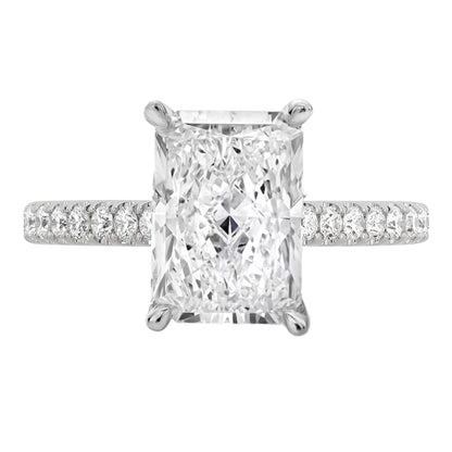 2-3/8ctw Certified Lab Grown Diamond Hidden Halo Engagement Ring