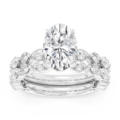 3.36ctw Certified Lab Grown Diamond Engagement Ring