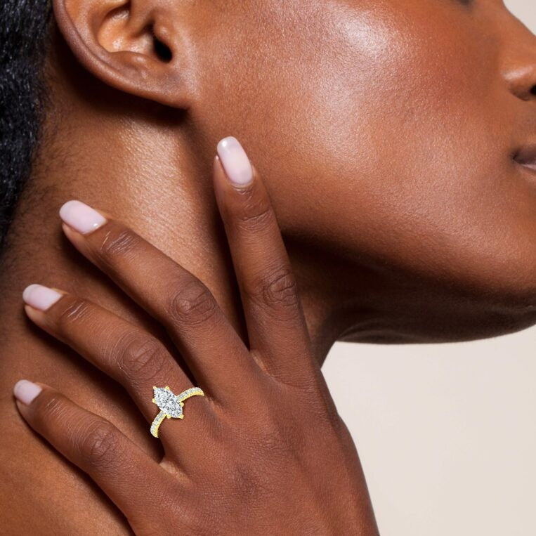 2.5ctw Certified Lab Grown Diamond Hidden Halo Engagement Ring