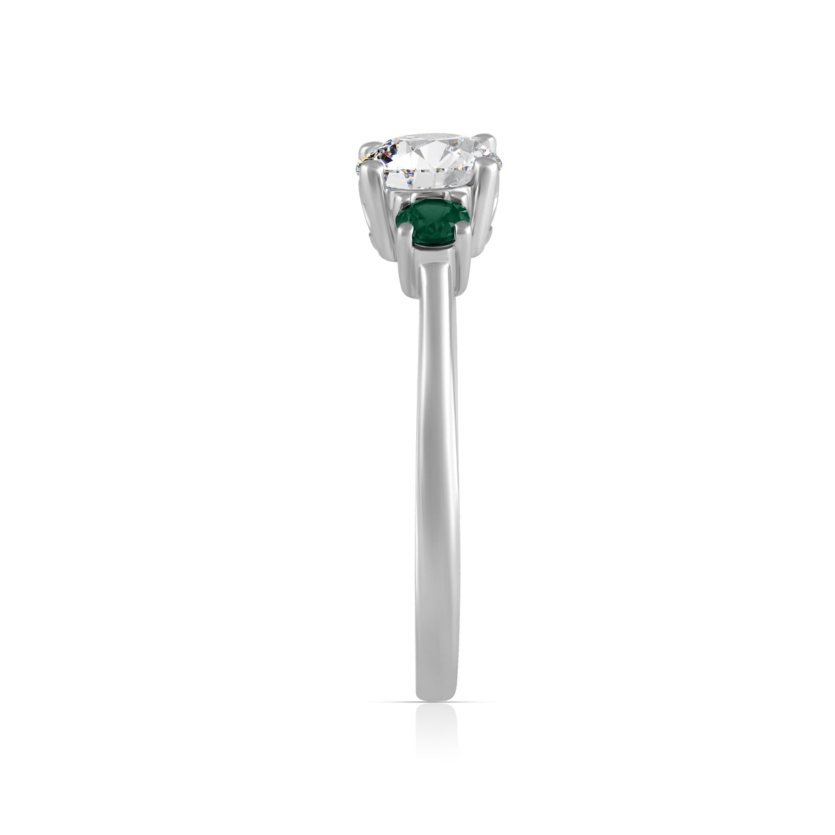 1ctw Lab Grown Emerald Diamond Ring