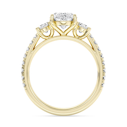 3ctw Certified Lab Grown Engagement Ring