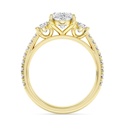 3ctw Certified Lab Grown Engagement Ring