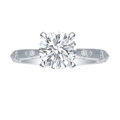 3-1/2ctw Lab Grown Diamond Prong Engagement Ring