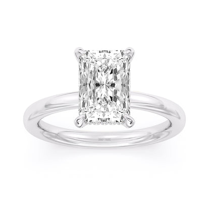2.69ctw Certified Lab Grown Diamond Hidden Halo Engagement Ring