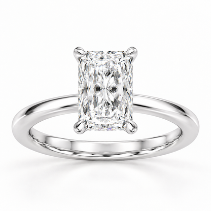 2.69ctw Certified Lab Grown Diamond Hidden Halo Engagement Ring