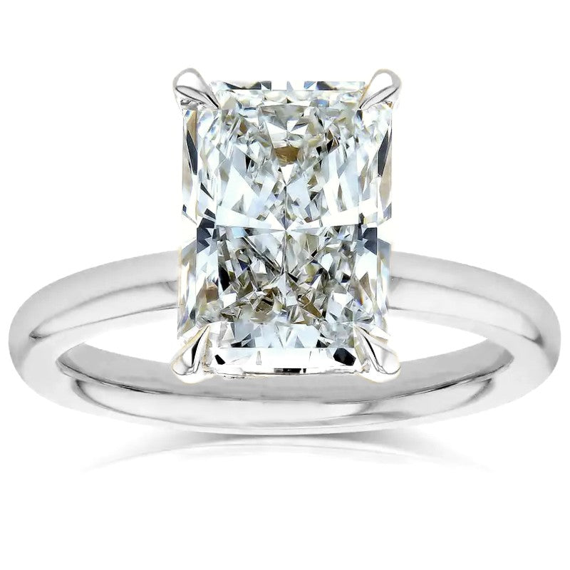 5ct Certified Lab Grown Diamond Solitaire Engagement Ring