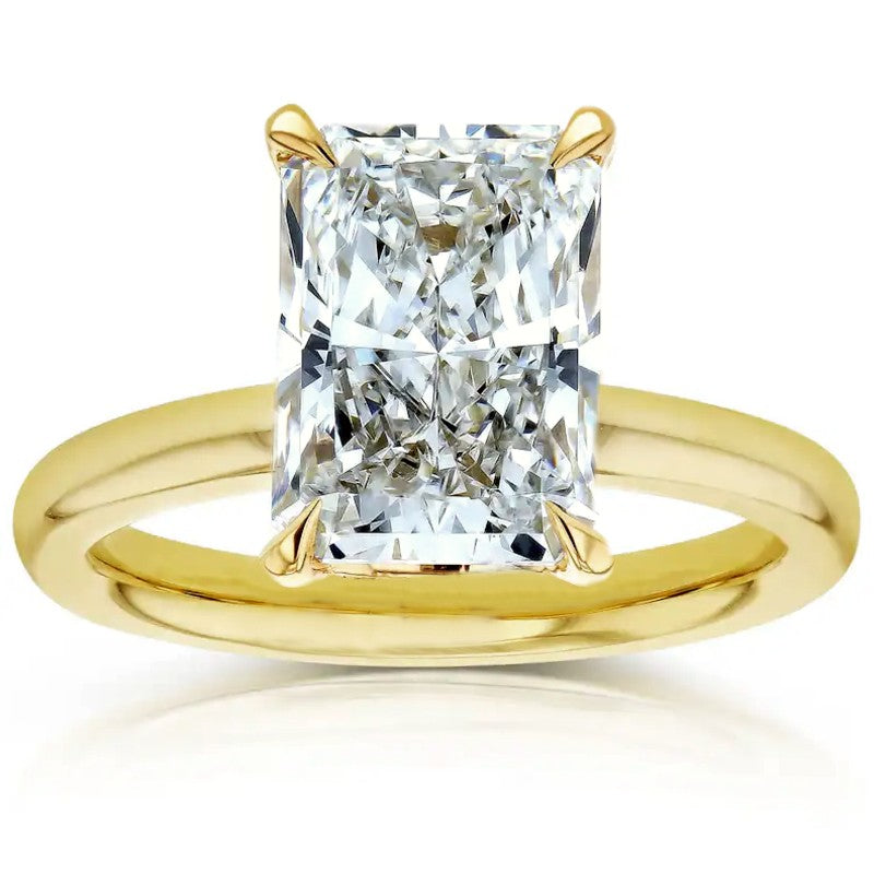 5ct Certified Lab Grown Diamond Solitaire Engagement Ring