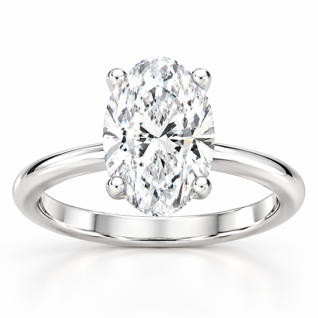 2.10ctw Certified Lab Grown Diamond Hidden Halo Engagement Ring