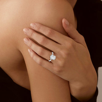 5ct Certified Lab Grown Diamond Solitaire Engagement Ring