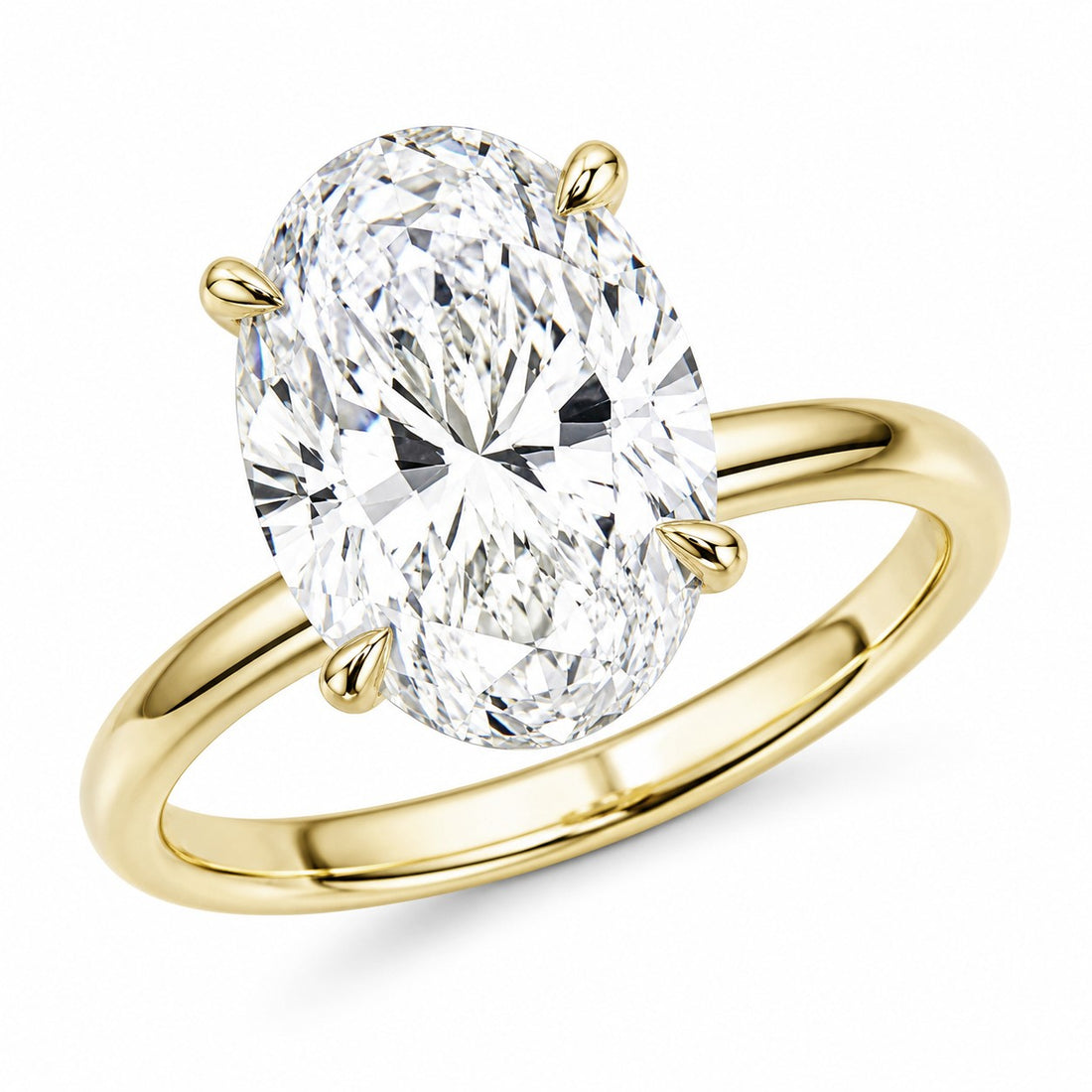 3.10ctw Certified Lab Grown Diamond Ribbon Halo Engagement Ring