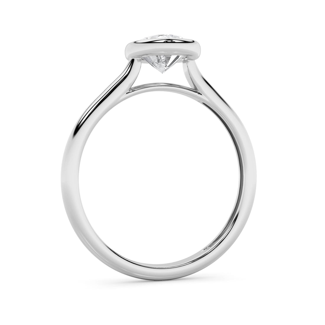 1ct Certified Lab Grown Diamond Solitaire Engagement Ring