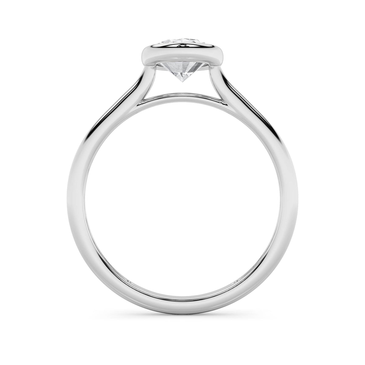1ct Certified Lab Grown Diamond Solitaire Engagement Ring