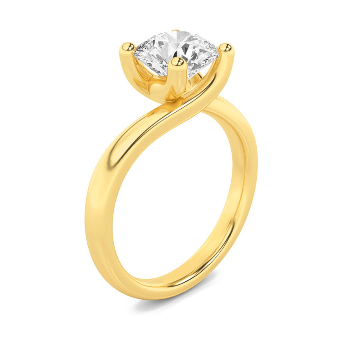3ct Certified Lab Grown Diamond Solitaire Engagement Ring