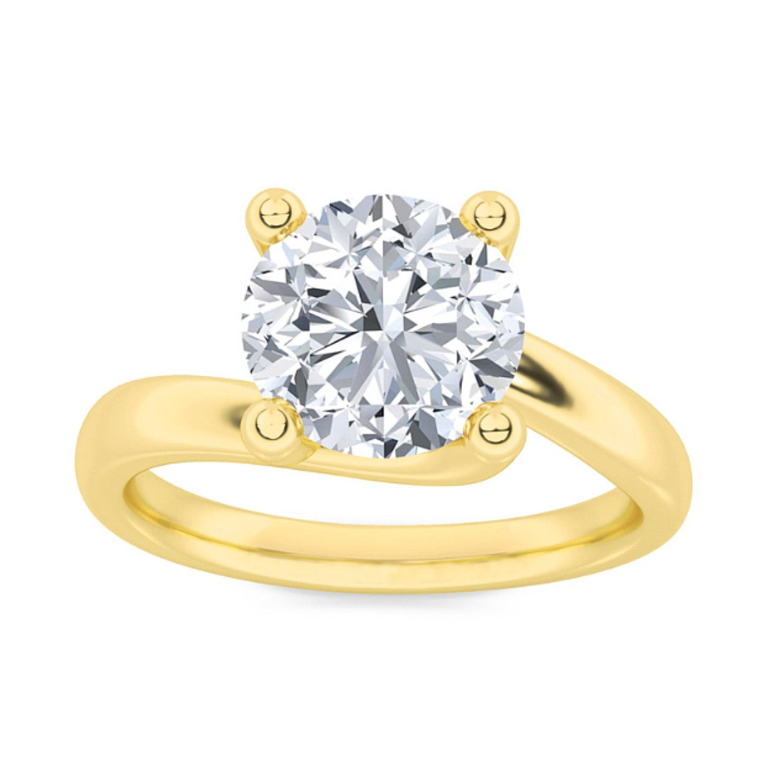 3ct Certified Lab Grown Diamond Solitaire Engagement Ring
