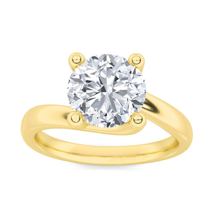 3ct Certified Lab Grown Diamond Solitaire Engagement Ring