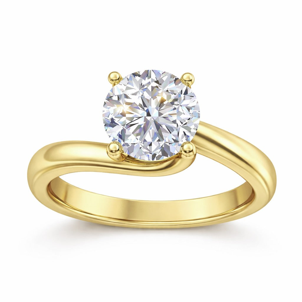 3ct Certified Lab Grown Diamond Solitaire Engagement Ring