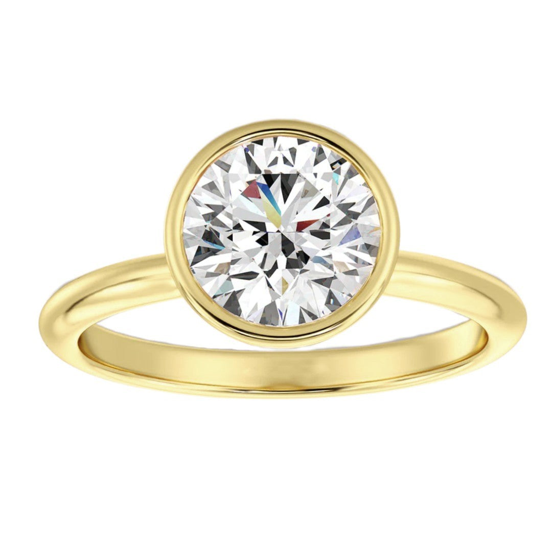 2ct Certified Lab Grown Diamond Solitaire Engagement Ring
