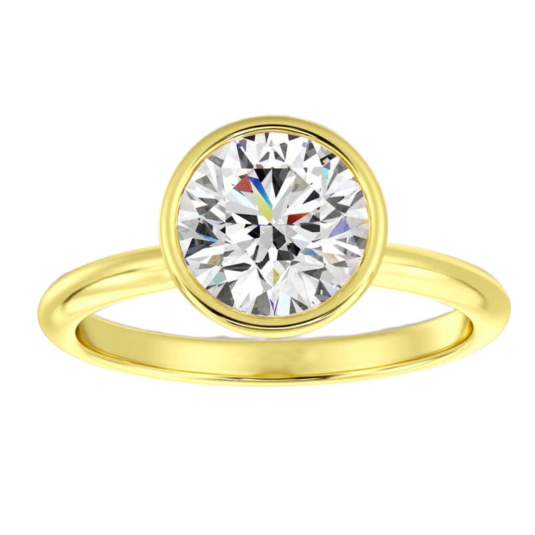 2ct Certified Lab Grown Diamond Solitaire Engagement Ring