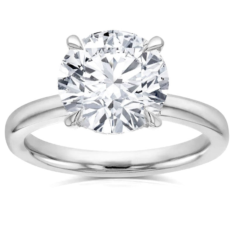 5ct Certified Lab Grown Diamond Solitaire Engagement Ring
