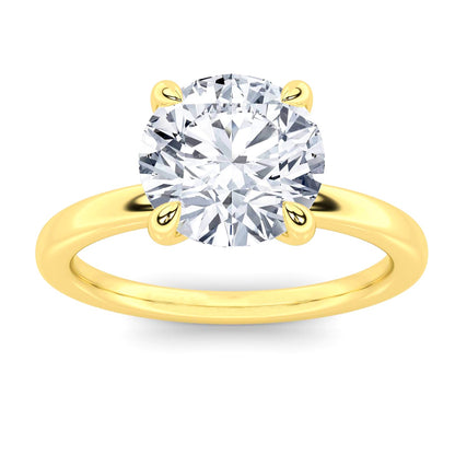 5ct Certified Lab Grown Diamond Solitaire Engagement Ring