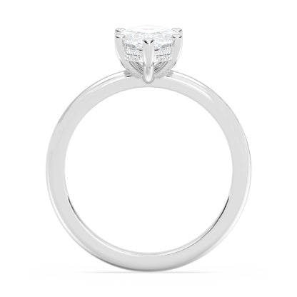2.10ctw Certified Lab Grown Diamond Hidden Halo Engagement Ring