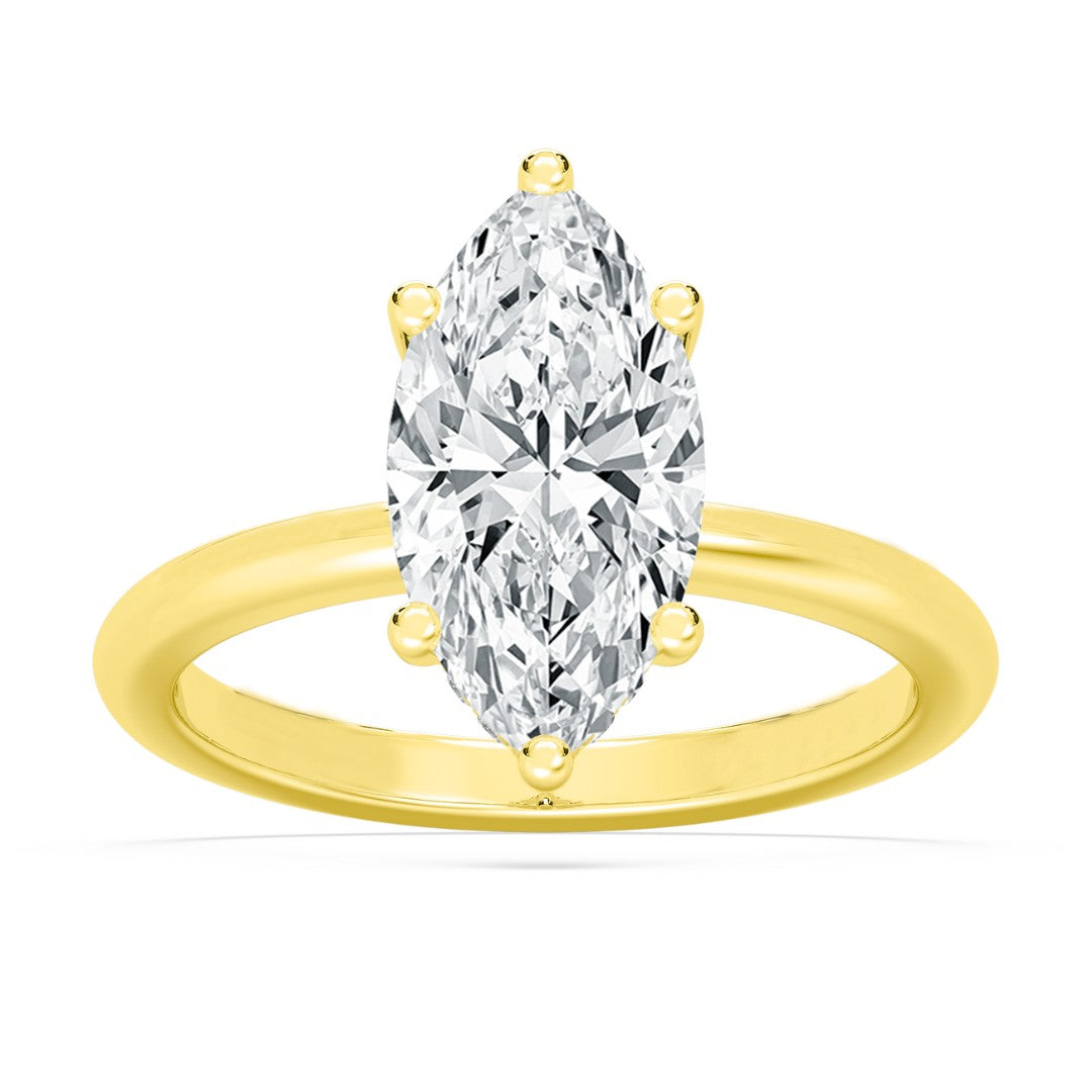 3.10ctw Certified Lab Grown Diamond Hidden Halo Engagement Ring