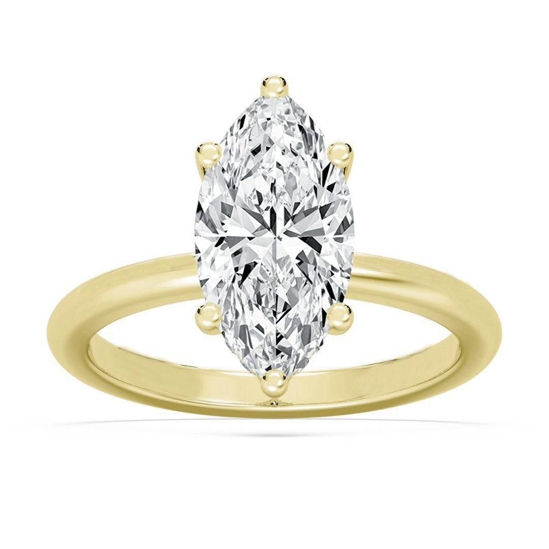 3.10ctw Certified Lab Grown Diamond Hidden Halo Engagement Ring