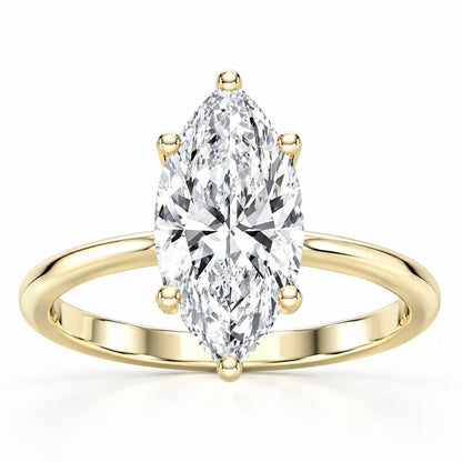 3.10ctw Certified Lab Grown Diamond Hidden Halo Engagement Ring
