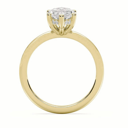 3.10ctw Certified Lab Grown Diamond Hidden Halo Engagement Ring