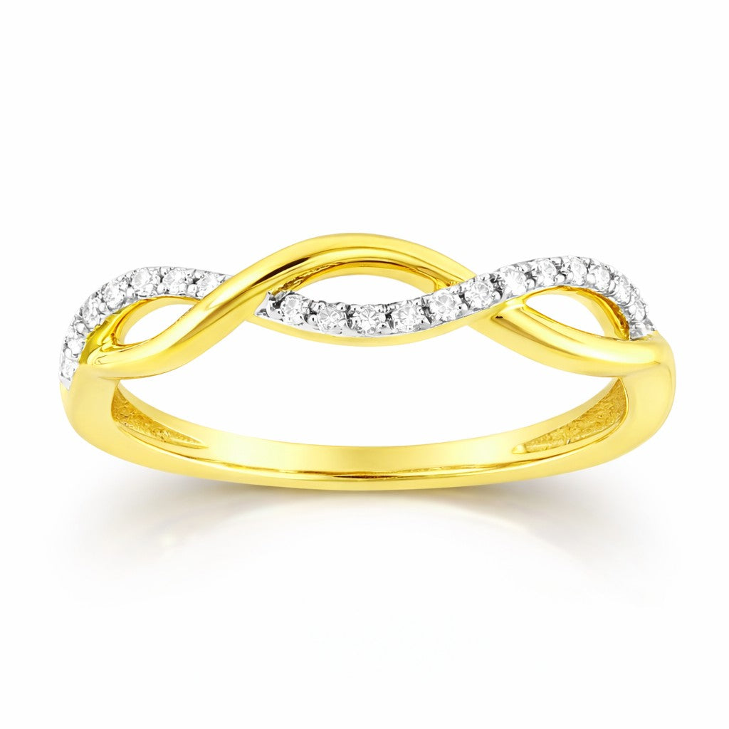 .10ctw Diamond Infinity Band