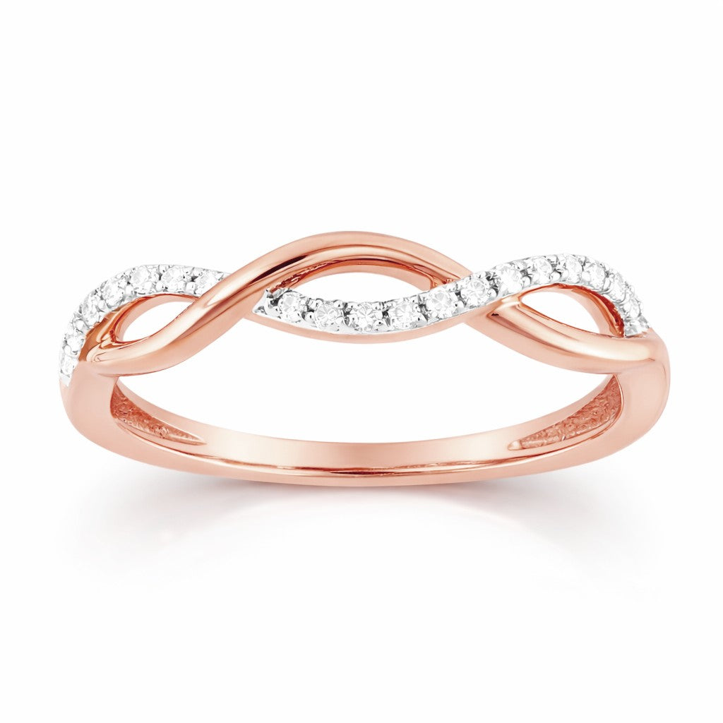 .10ctw Diamond Infinity Band