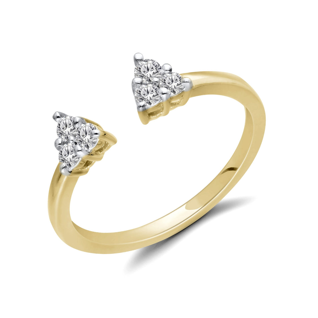 Kallati 1/4ctw Lab Grown Diamond Ring